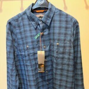 Orvis Men's Tech Chambray Work Shirt UPF 40, NWT size L